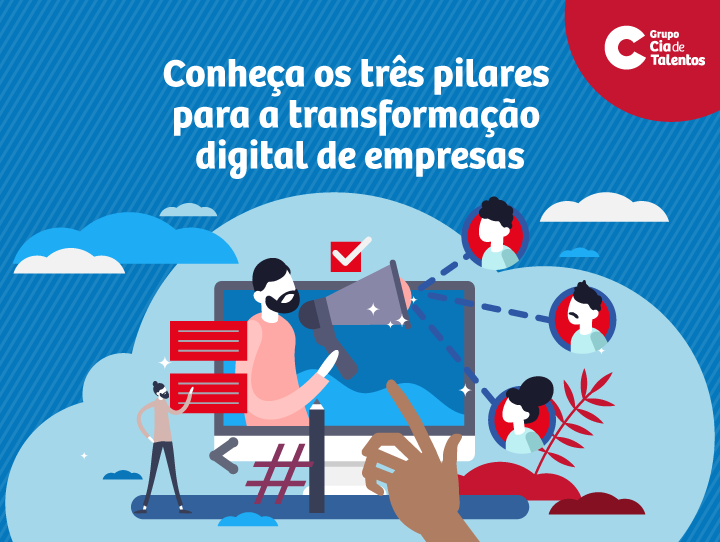 Conheça os três pilares para a transformação digital de empresas